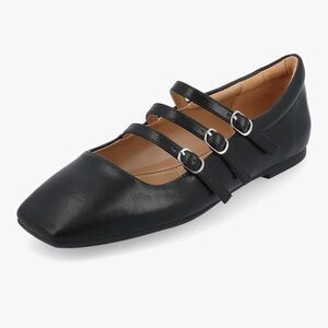 NWOT Journee Collection black Mary Jane flats